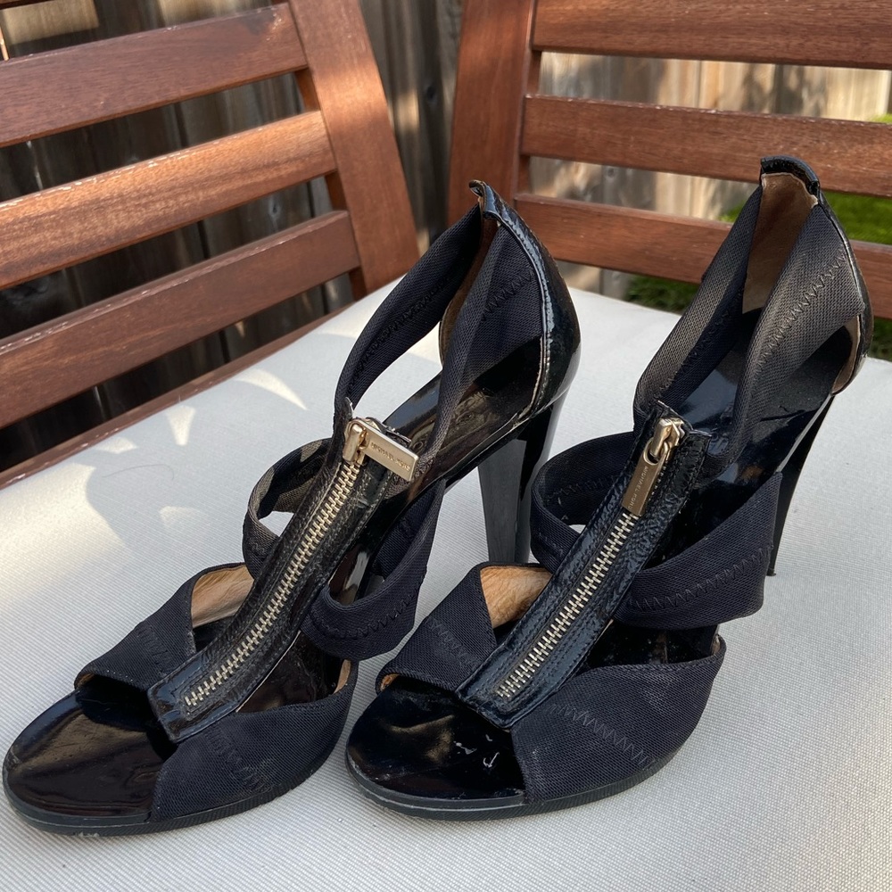 Michael Kors zipper heels